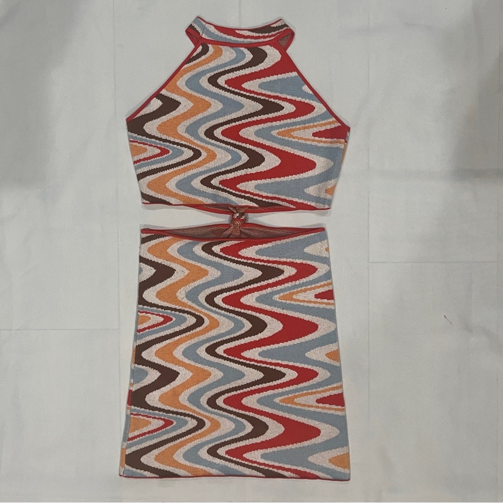 Princess Polly Multicolor Knit Halter Top - Picture 4 of 5